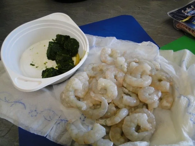 Tagliatelle mit Riesengarnelen in Schinken-Käse-Sahne-Sauce - Rezept - Bild Nr. 2