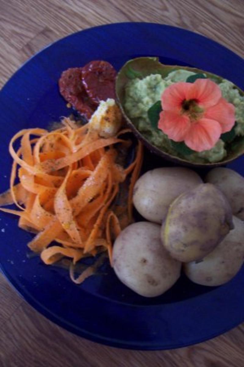 Pellkartoffeln mit Avocadodip und Möhrensalat - Rezept Gesendet von
osmandy