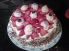 Erdbeersahne Torte - Rezept