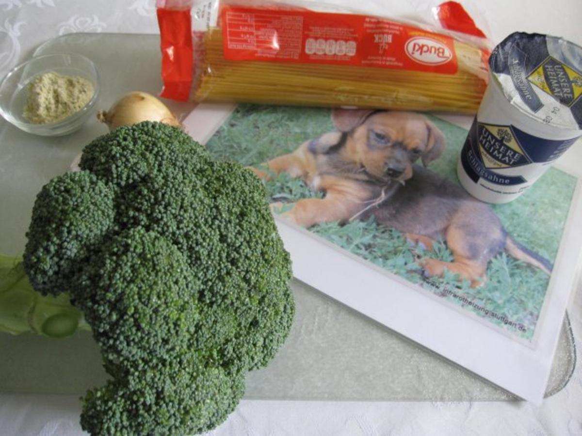 Broccoli-Sahne-Sauce auf Spaghetti - Rezept - Bild Nr. 2