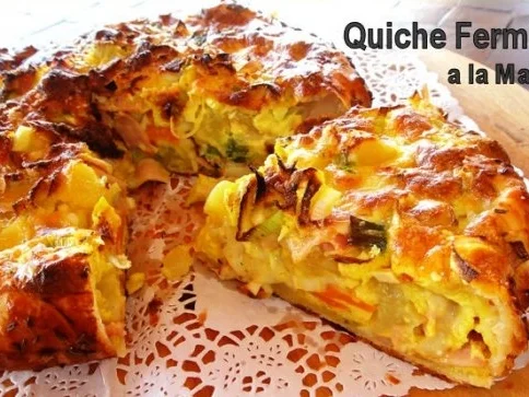 Rezept: Quiche-Fermière à la Marcos mit Salatbeilage Bild Nr. 7 Quiche-Fermière à la Marcos mit Salatbeilage - Rezept - Bild Nr. 7
