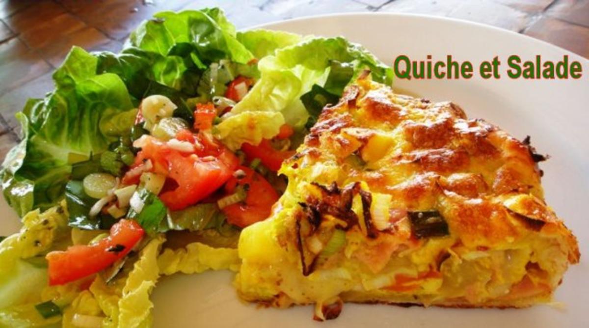 Bilder für Quiche-Fermière à la Marcos mit Salatbeilage - Rezept