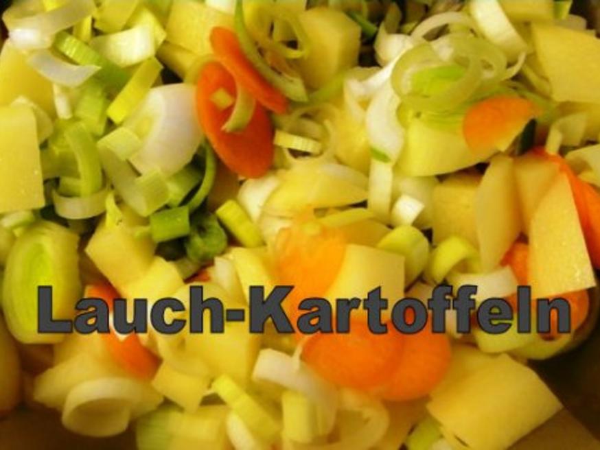 Seelachs in Vollkorn-Curry-Kruste auf Lauchkartoffelgratin - Rezept ...