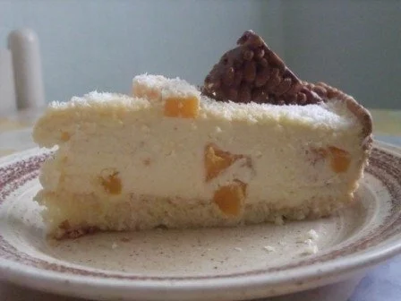 Pie cum frango et elationem rice persicum - Rezept