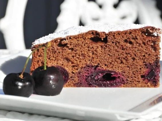versunkener Kirschkuchen - Rezept