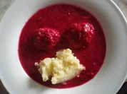 Rote Beete Süppchen mit Einlage - Rezept