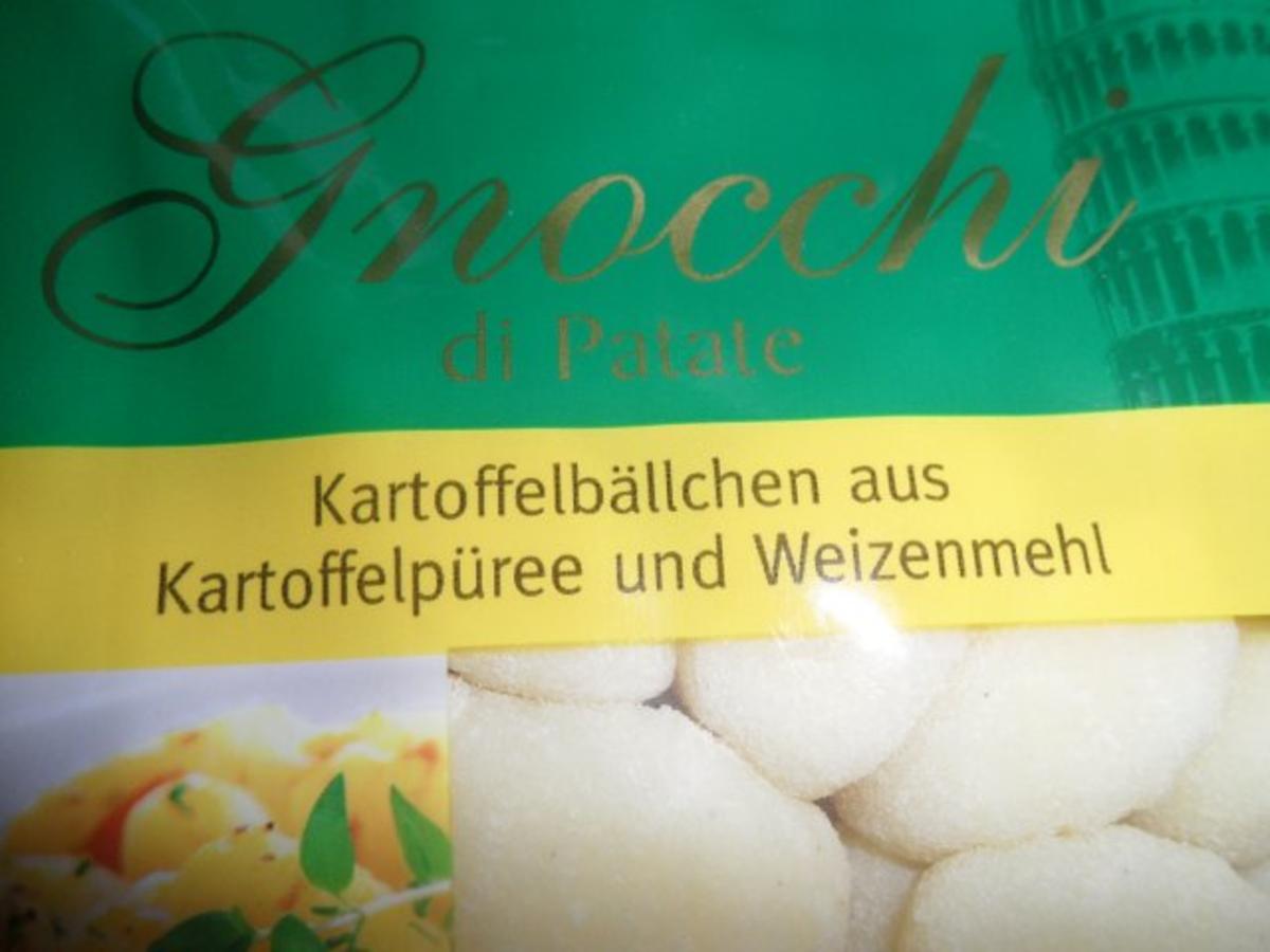 Gnocchi in Schinken-Sahnesauce mit gebratenen Zucchini - Rezept - Bild Nr. 5