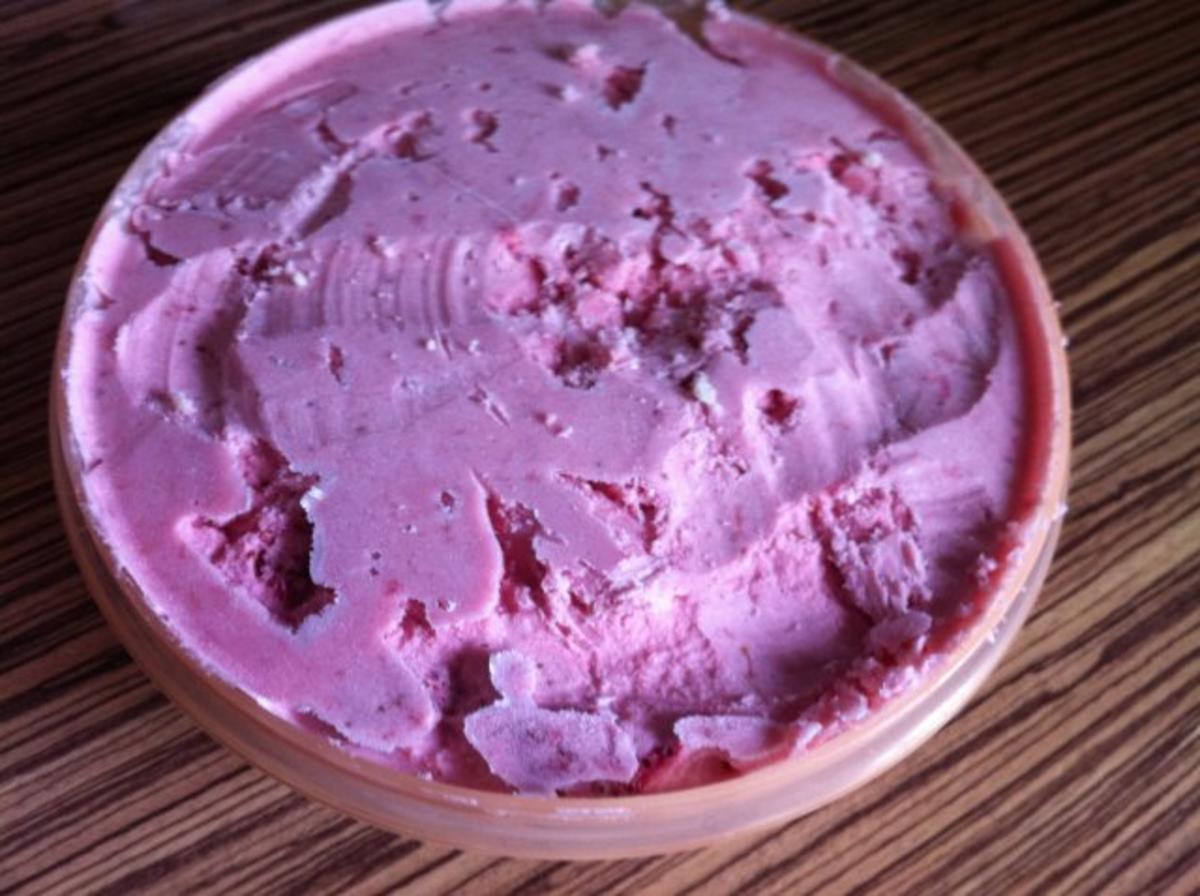 "EISCREME" Erdbeer-Milcheiscreme - Rezept