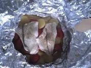 Gedünste Scholle auf Gemüse - Rezept