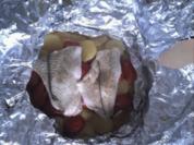 Gedünste Scholle auf Gemüse - Rezept