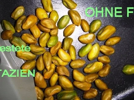 Melonen-Sorbet auf seinem Couli mit Porto und Pistazien - Rezept - Bild Nr. 5