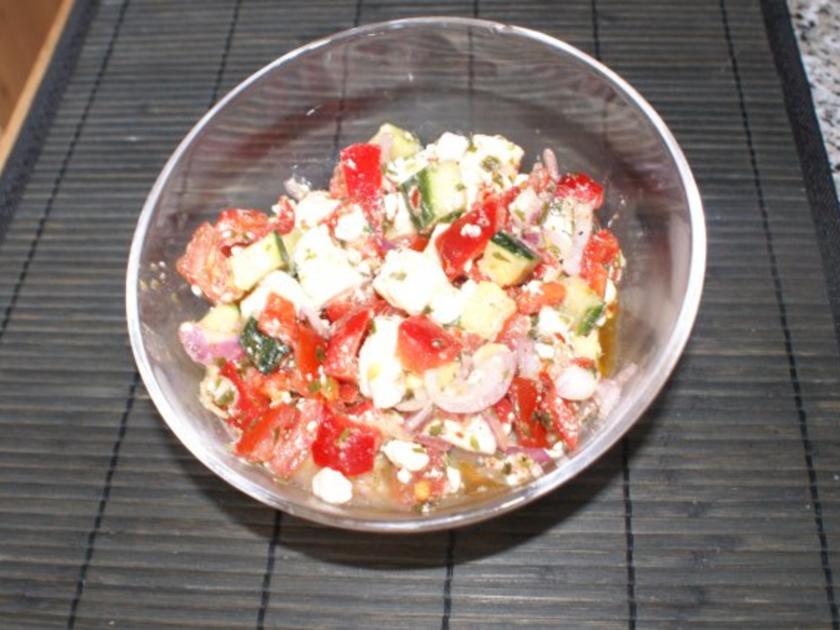 Hirtensalat aus Sympathie zu Griechenland................ - Rezept mit ...