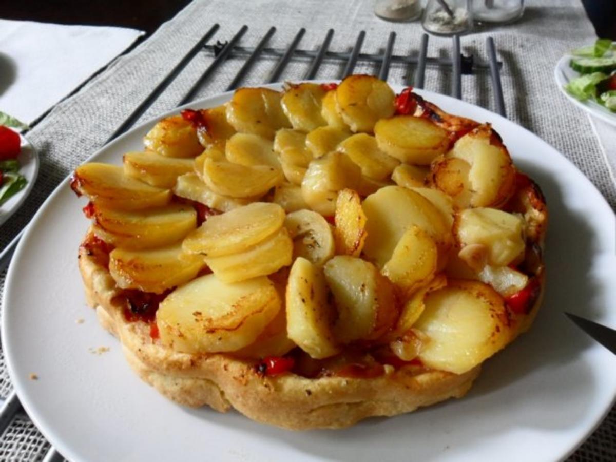 Bilder für Kartoffel-Tarte-Tatin - Rezept