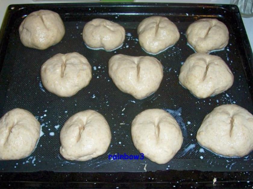 Backen: Weizen Dinkel Brötchen - einfach - von rainbow3