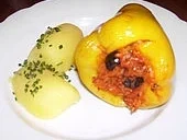 vegetarisch gefüllte paprika - Rezept