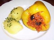 vegetarisch gefüllte paprika - Rezept