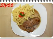 Fleischgerichte:Schweinehals sanft Gegart - Rezept