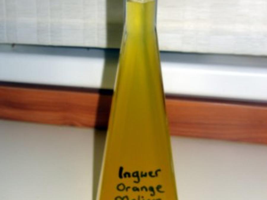 Orangen Ingwer Sirup mit Zitronenmelisse - einfach - von Conny1967