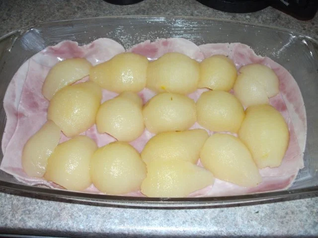 Rezept: Beilage / Fleisch: Birnen im Teig Bild Nr. 2 Beilage / Fleisch: Birnen im Teig - Rezept - Bild Nr. 2