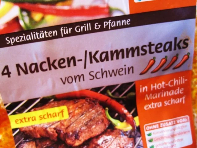 Gemüsepfanne,  mit einem Nackensteak gedünstet ... - Rezept - Bild Nr. 6