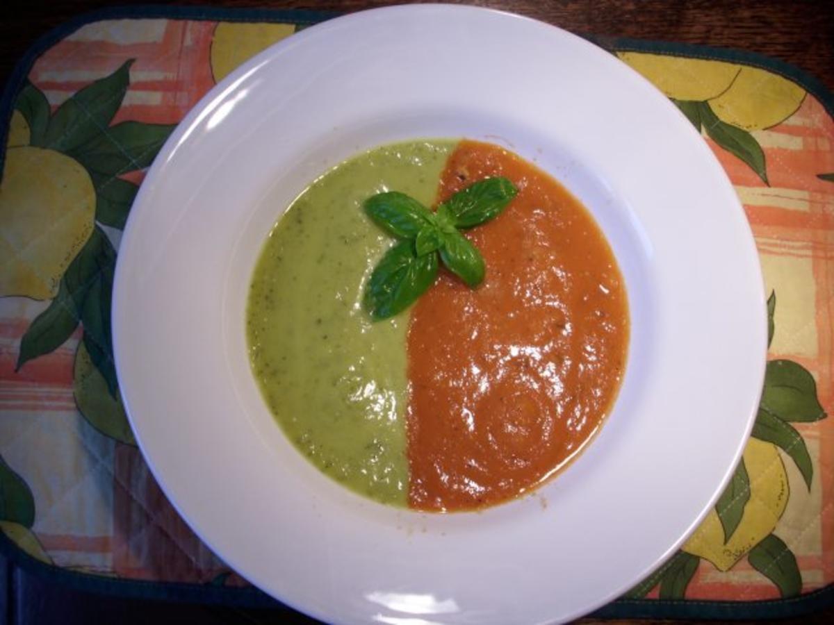 Due Colori Suppe - Rezept