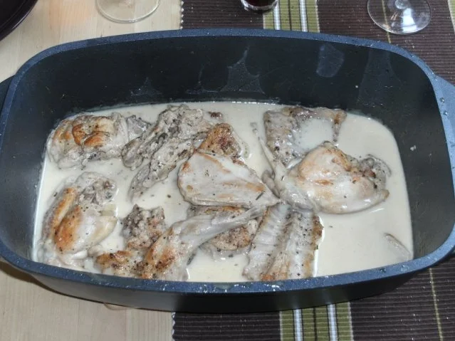 Fleisch: Kaninchen in Wacholderrahm - Rezept - Bild Nr. 5