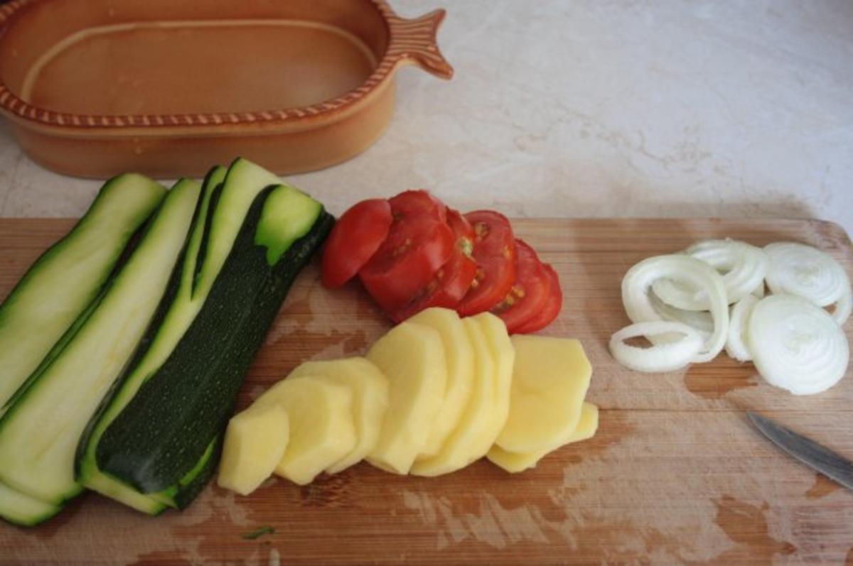 Kartoffeln-Tomaten-Zucchini-Gratin - Rezept - Bild Nr. 3