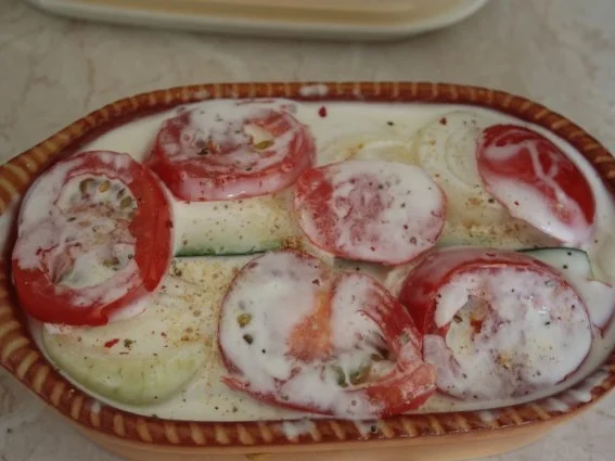 Rezept: Kartoffeln-Tomaten-Zucchini-Gratin Bild Nr. 4 Kartoffeln-Tomaten-Zucchini-Gratin - Rezept - Bild Nr. 4