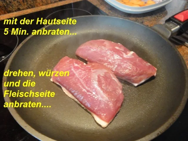 Geflügel:   ENTENBRUST an Orangensauce - Rezept - Bild Nr. 4