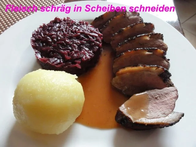 Geflügel:   ENTENBRUST an Orangensauce - Rezept - Bild Nr. 8