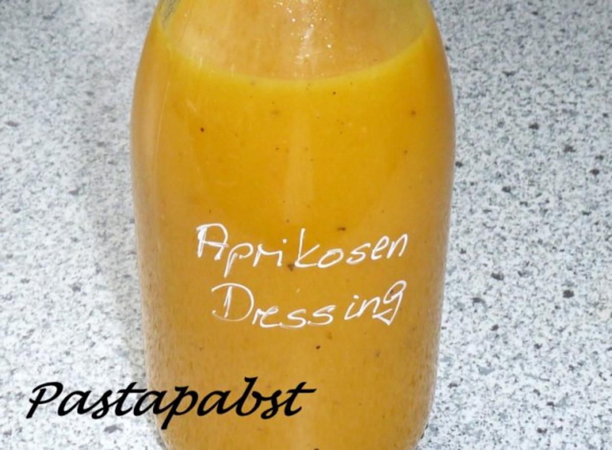 Aprikosendressing mit Aprikosen frisch und Orangensaft frisch gepresst
Rezept von Pastapabst