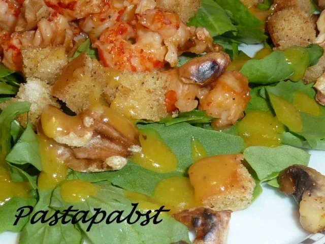 Rucolasalat mit Aprikosendressing - Rezept - Bild Nr. 6