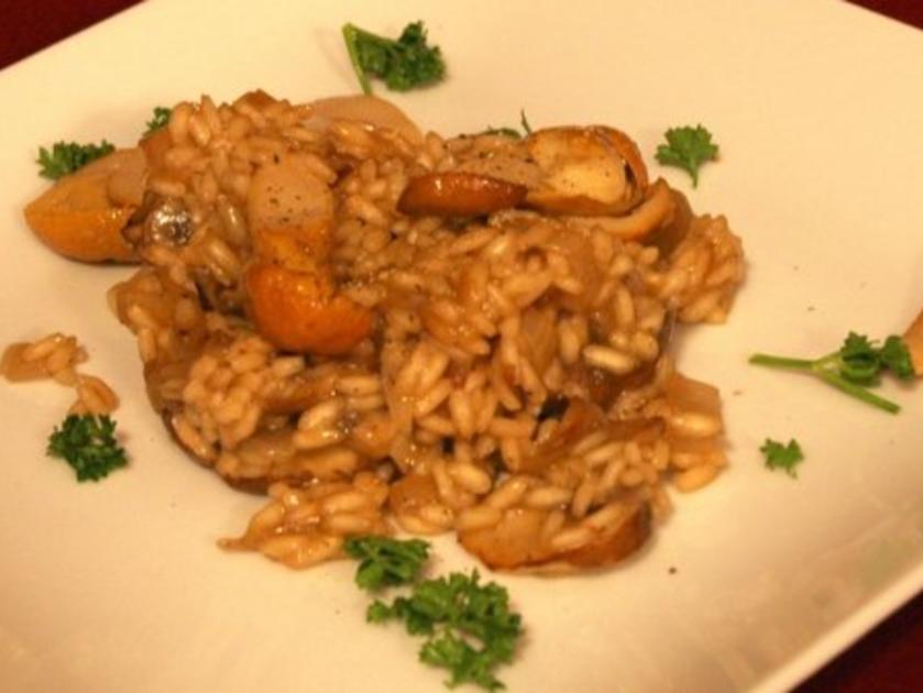 Risotto Carnaroli mit Schalotten und Pilzen Rezept kochbar.de