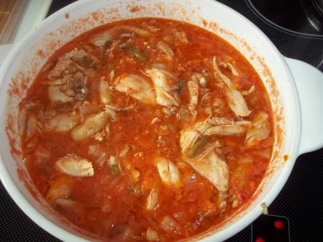 Hähnchen in Tomatensoße - Rezept - Bild Nr. 2