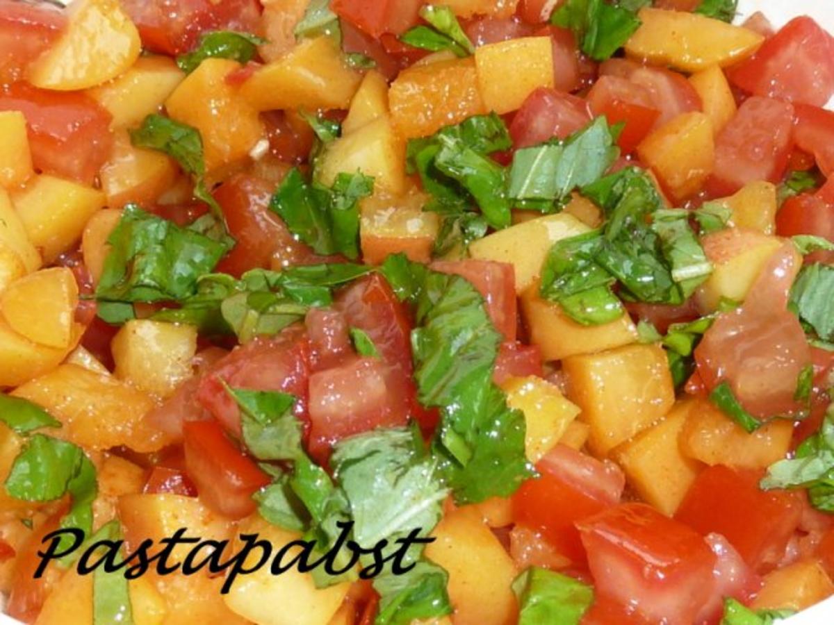 Curry-Lachs mit Aprikosen Salsa - Rezept - Bild Nr. 2