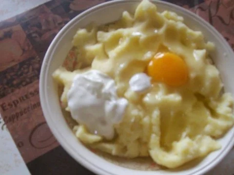 Hackfleisch - Reiberdatschi - Bayrisch  übersetzt Hackfleisch mit Kartoffelpuffer - Rezept - Bild Nr. 4