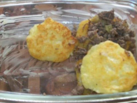 Hackfleisch - Reiberdatschi - Bayrisch  übersetzt Hackfleisch mit Kartoffelpuffer - Rezept - Bild Nr. 6