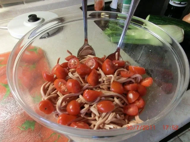 Rezept: Wurstsalat mit Kirschtomaten und Fenchel Bild Nr. 3 Wurstsalat mit Kirschtomaten und Fenchel - Rezept - Bild Nr. 3
