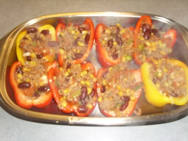 Rezept: Quer gefüllte Paprikaschoten Bild Nr. 5 Quer gefüllte Paprikaschoten - Rezept - Bild Nr. 5
