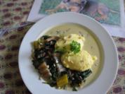 Mangold mit Polenta (Maisgrieß) - Rezept