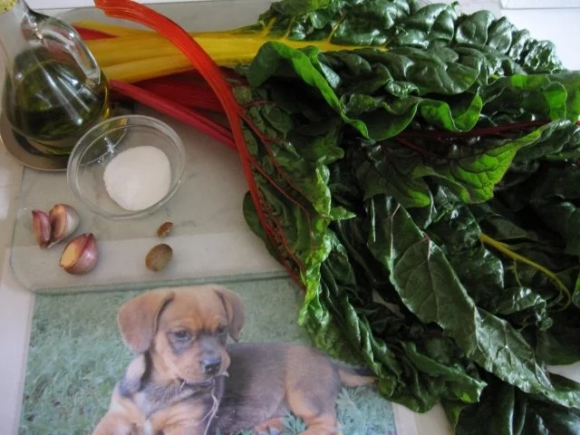 Rezept: Mangold mit Polenta (Maisgrieß) Bild Nr. 2 Mangold mit Polenta (Maisgrieß) - Rezept - Bild Nr. 2