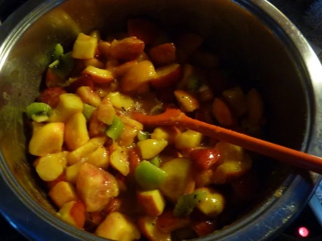 Marmelade: Nektarine-Kiwi mit einem 'Hauch' Pfeffer - Rezept - Bild Nr. 2