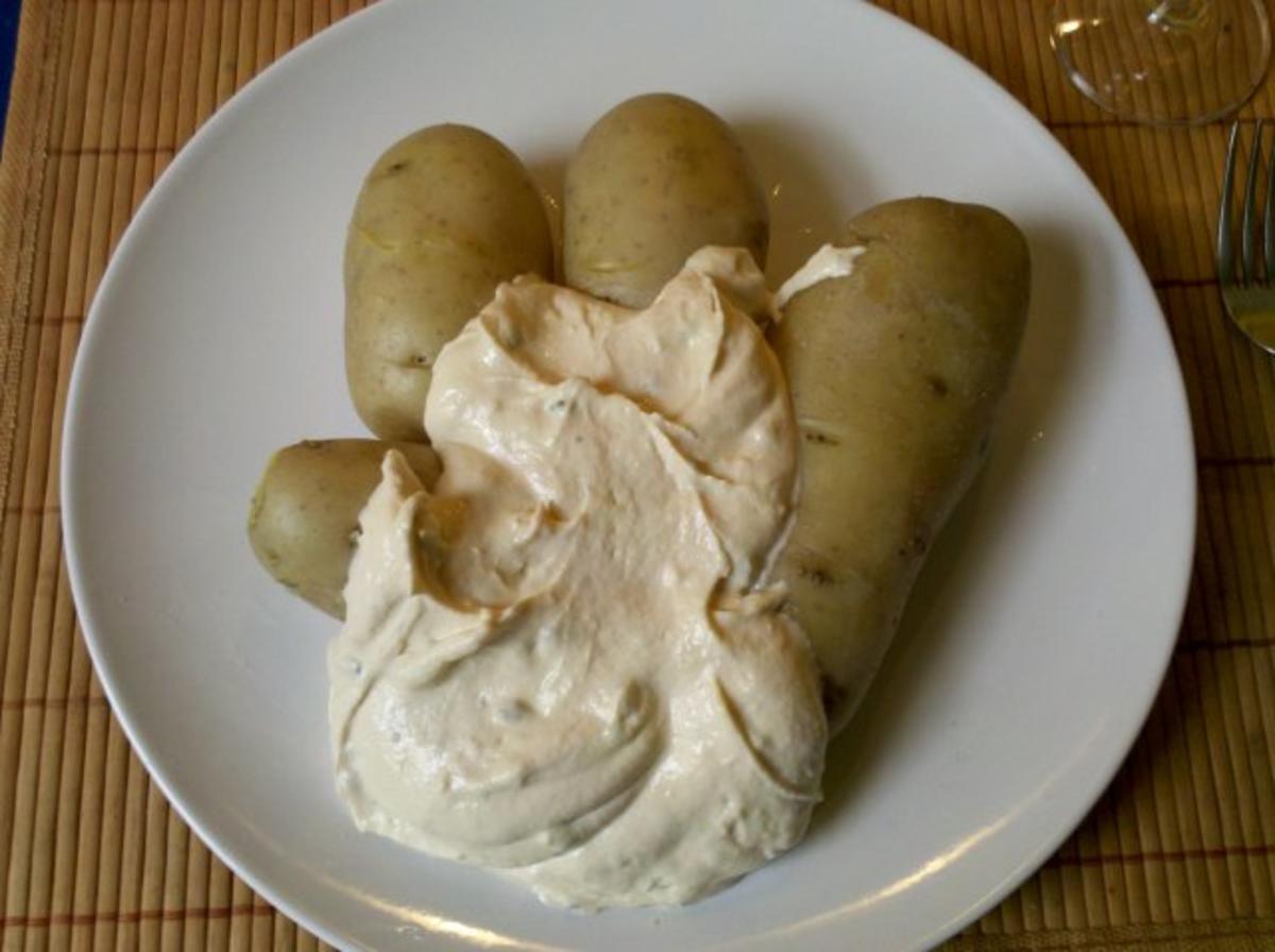 Kartoffeln: Pellkartoffeln mit Waldpilzquark - Rezept - Bild Nr. 7