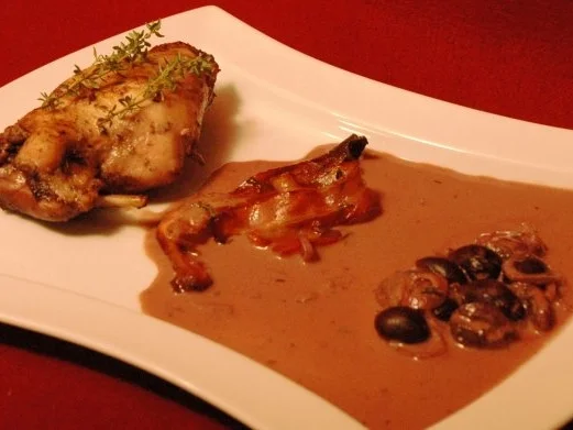 Französisches Dijon-Kaninchen - Rezept