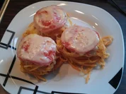 Spaghetti-Türmchen - Rezept