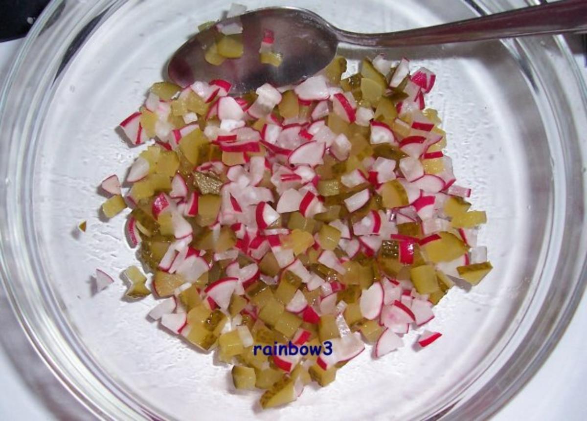 Salat: Wurstsalat mit Remouladensauce - Rezept - Bild Nr. 2