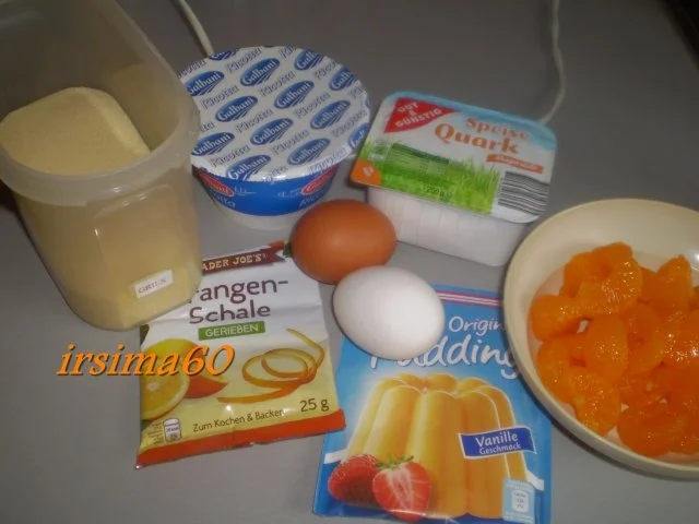 Käsekuchen ohne Boden mit Mandarinen - Rezept - Bild Nr. 2