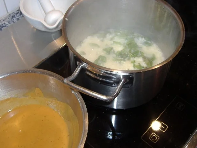 Gratiniertes Rinderfilet mit Basilikumrisotto und Thymianjus - Rezept - Bild Nr. 4