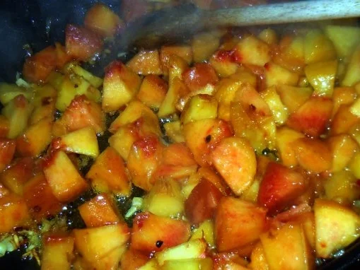 Überbackenes Curry-Pfirsich-Hähnchen - Rezept - Bild Nr. 4