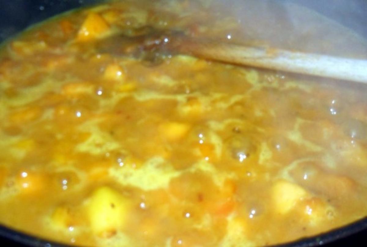 Überbackenes Curry-Pfirsich-Hähnchen - Rezept - Bild Nr. 5